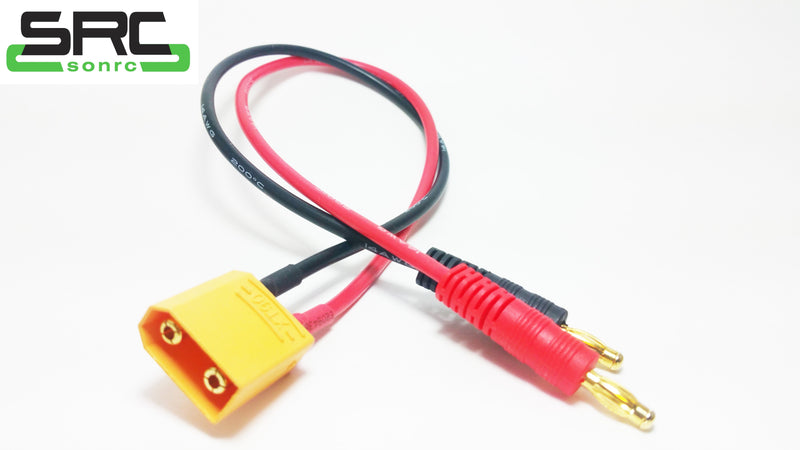 4.0mm banana plug to Male XT90 Wired Connector